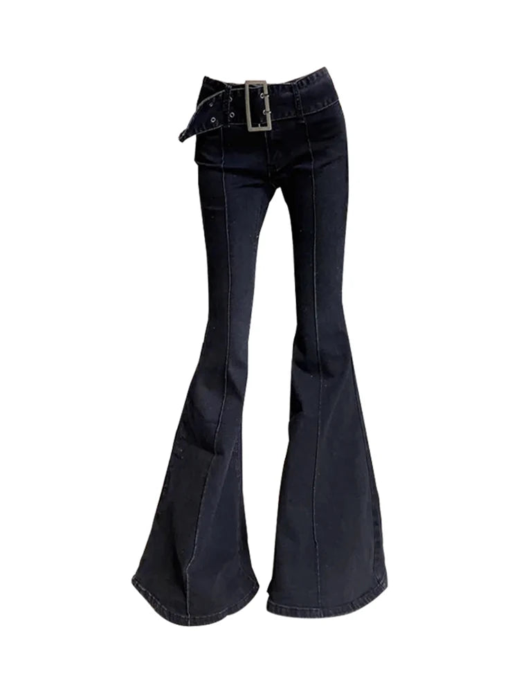 Midnight Flare High-Waisted Jeans