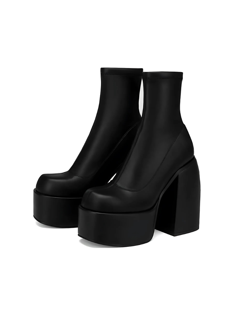 chunky platform diva boots